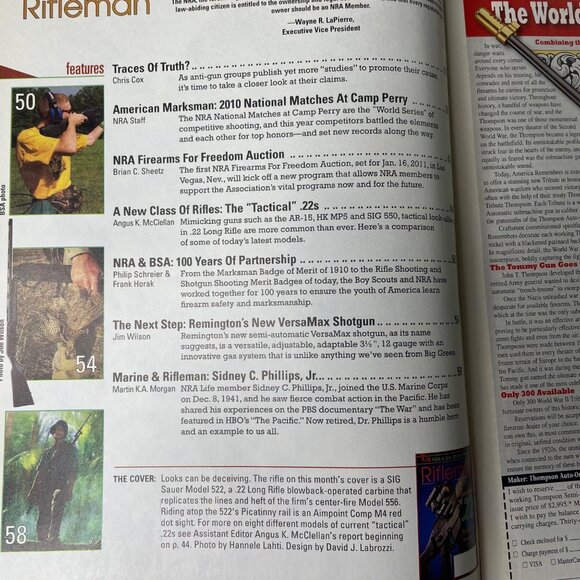 American Rifleman NRA Magazine December 2010 Vol 158 No 12 u National Rifle Asso - Picture 5 of 12